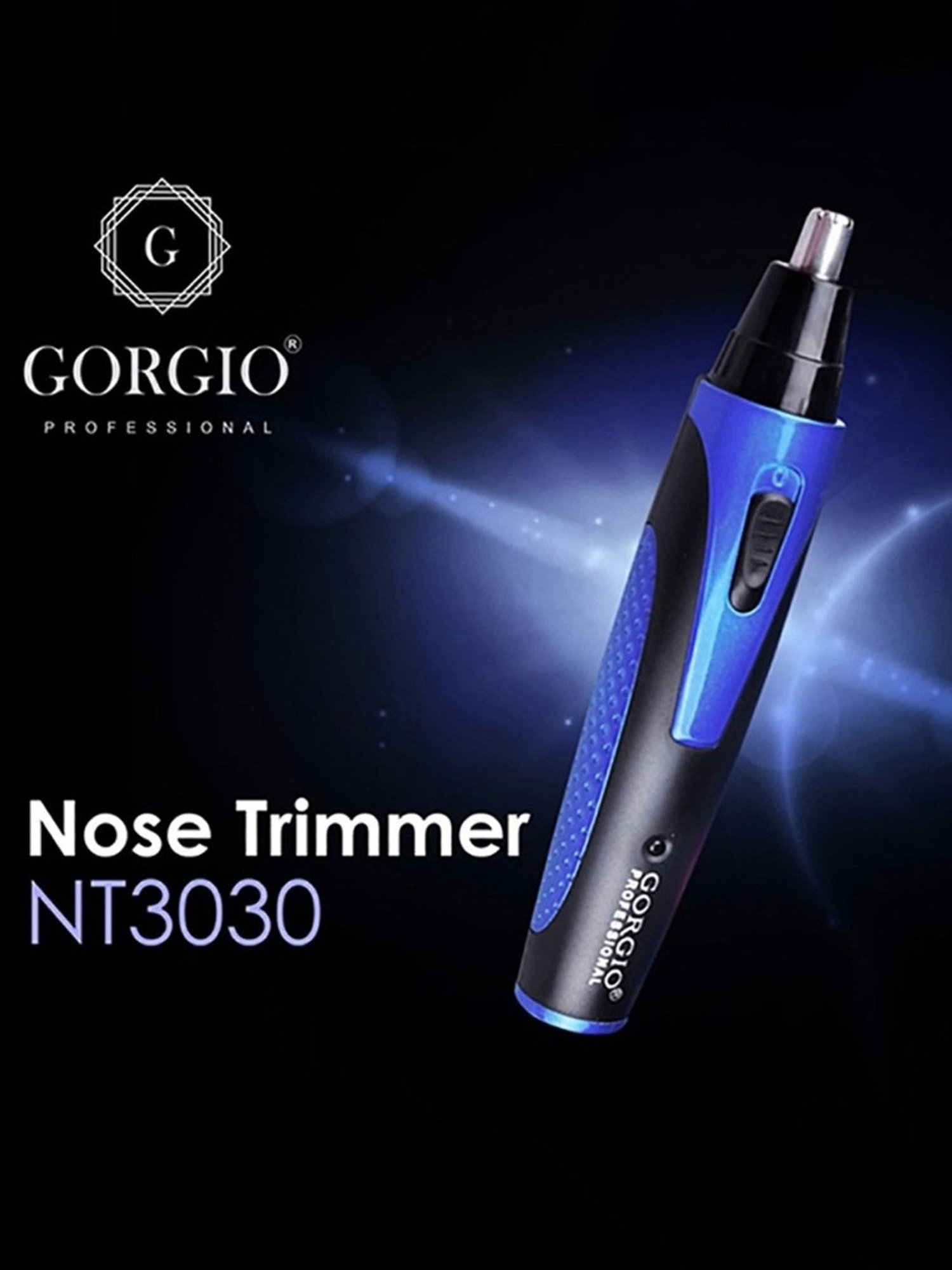 Gorgio Professional NT3030 Nose Trimmer (Blue and Black)