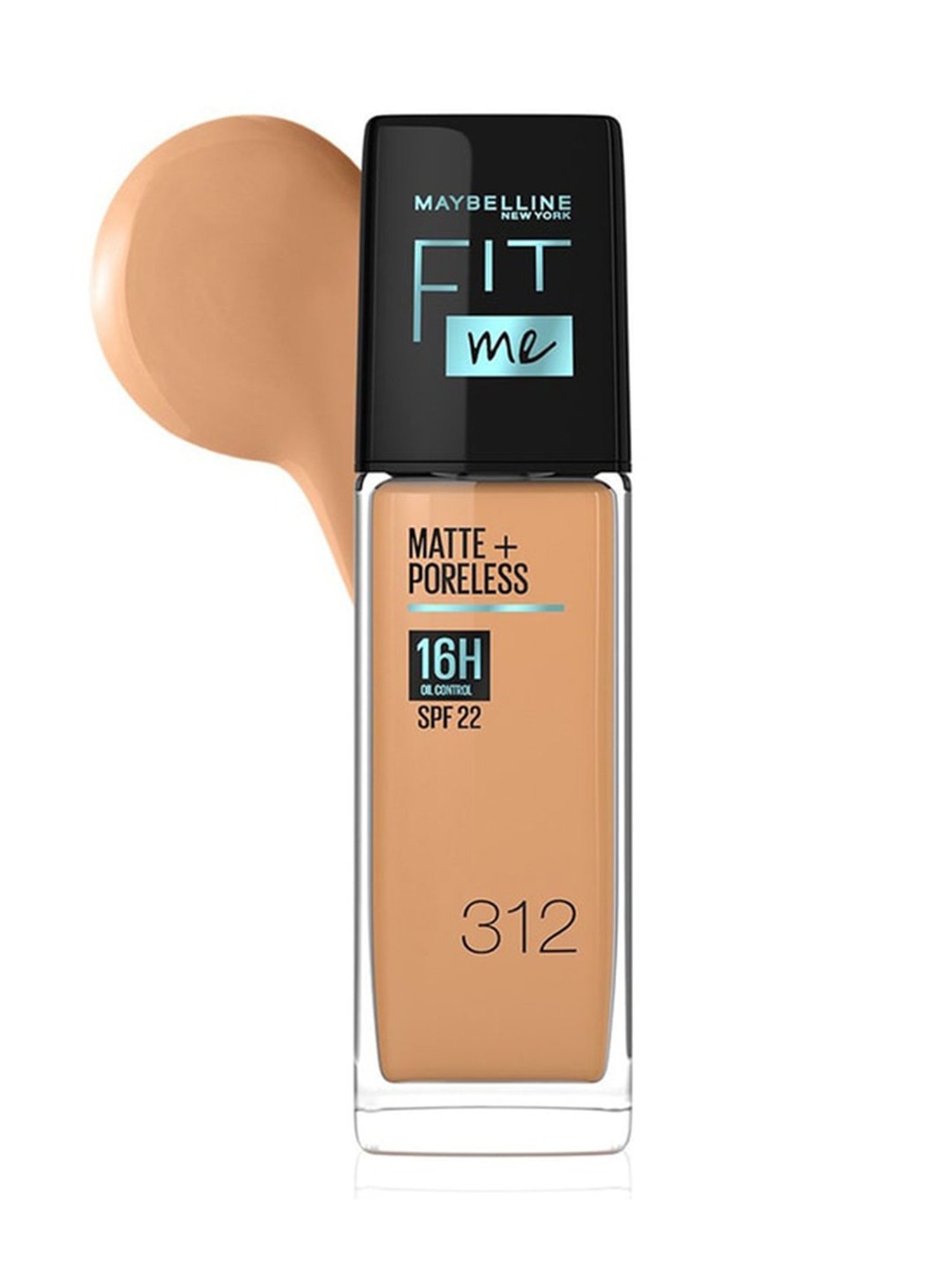 Maybelline New York Fit Me Matte & Poreless Liquid Foundation 312 Golden - 30 ml