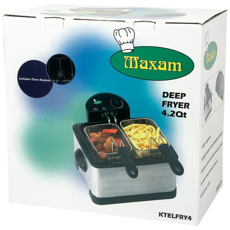 Maxam® 4qt Electric Deep Fryer