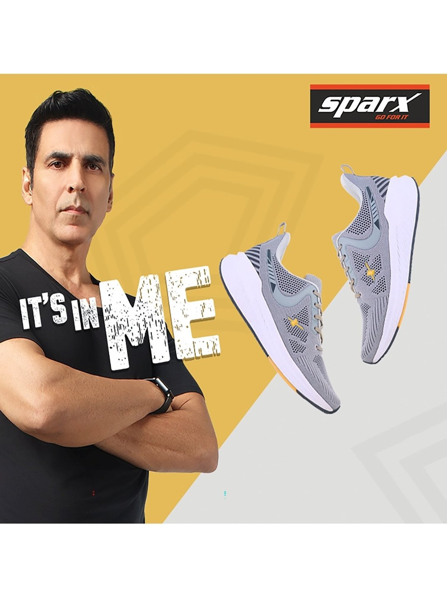 Sparx Men's Grey Running Shoes