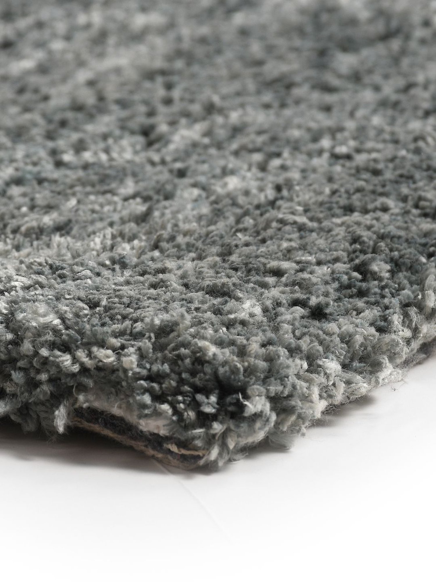 Saral Home Self Design Grey Microfibre Anti Skid Carpet