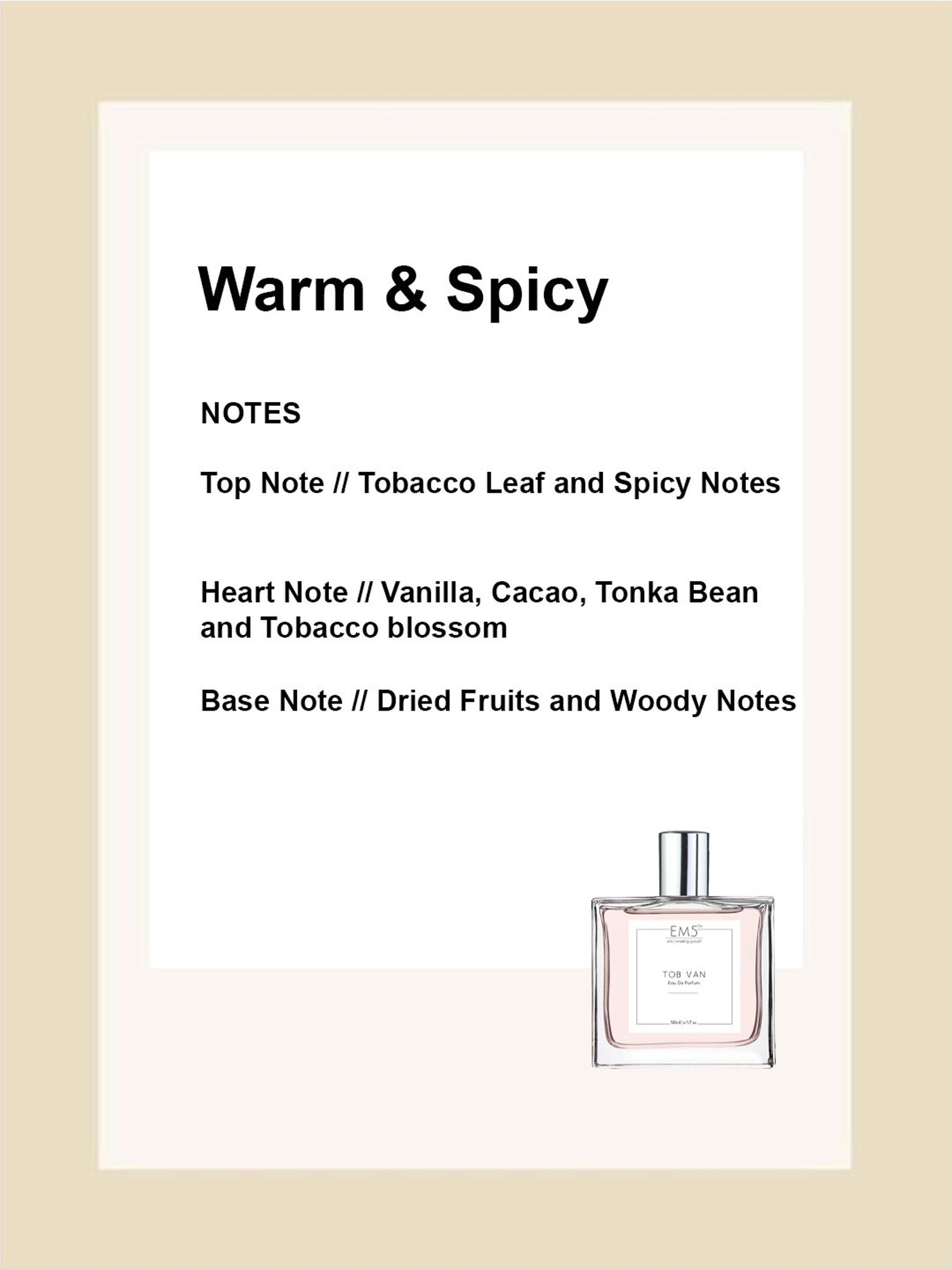 EM5 Tob Van Unisex Eau de Parfum - 50 ml