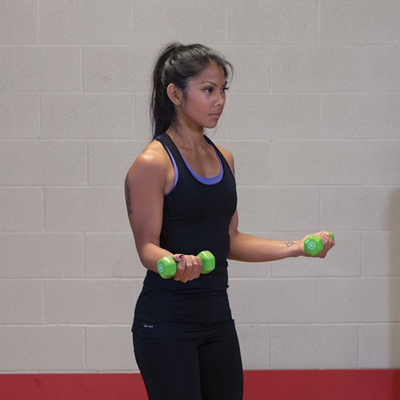 Body-Solid Tools Vinyl Dumbbell Set - (1-15lbs)