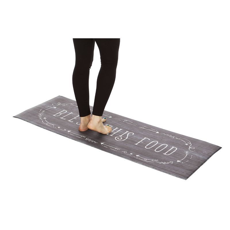 20"x34" Medallion Accent Kitchen Rug Blue - Threshold™