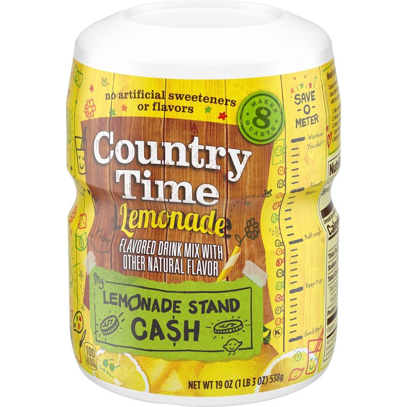 Country Time Lemonade Drink Mix - 19oz Canister