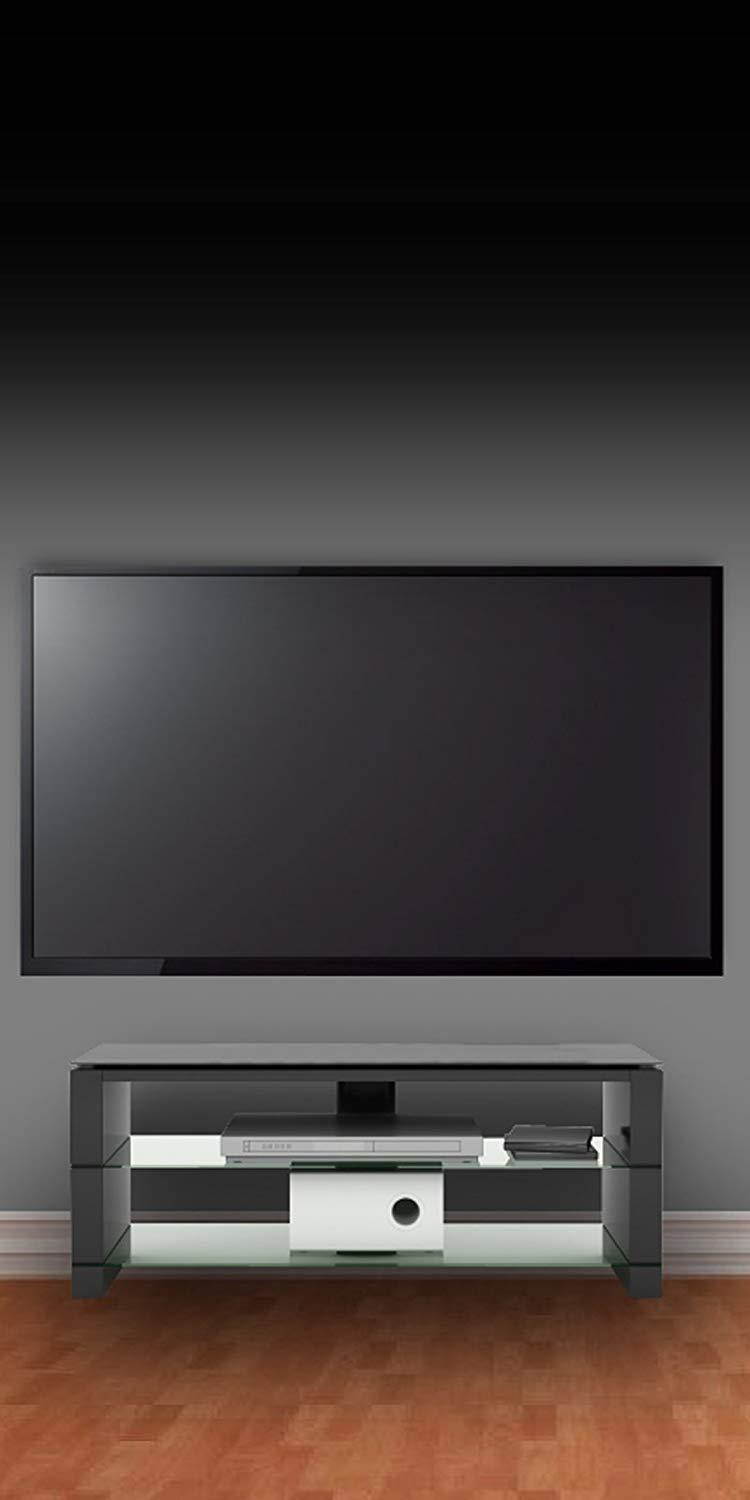 ARCTIC TV BASIC L - Ultra Slim Fixed Wall Mount Bracket for 42 - 78 Inch LED I LCD I Plasma TV fits I Up to 45kg weight capacity I Secure Hold - Black