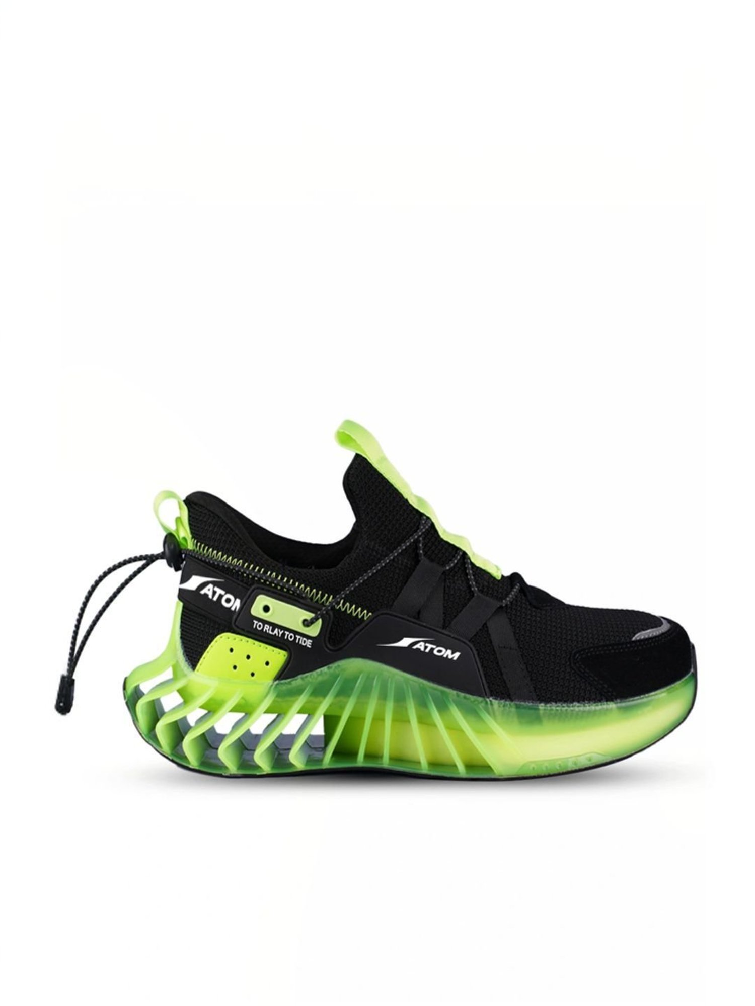 Atom Men's Good Vibes Black Running Shoes