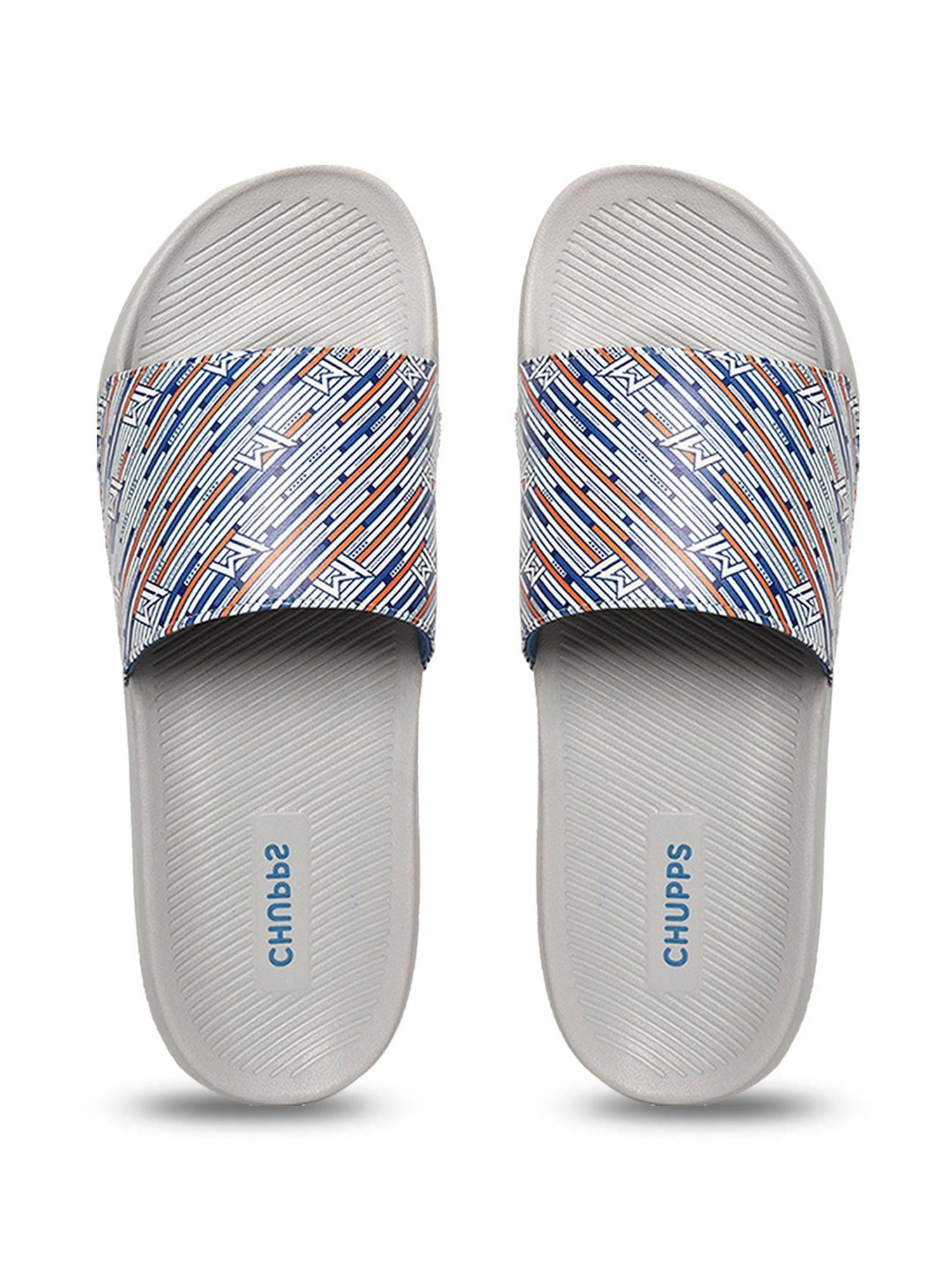 Chupps Men's Mumbai Indians White Slides