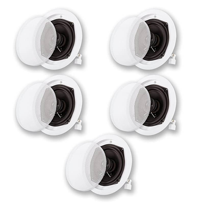Audio R191 in Ceilingin Wall 5 Speaker Set 2 Way Home Theater 1000 Watt New R1915S