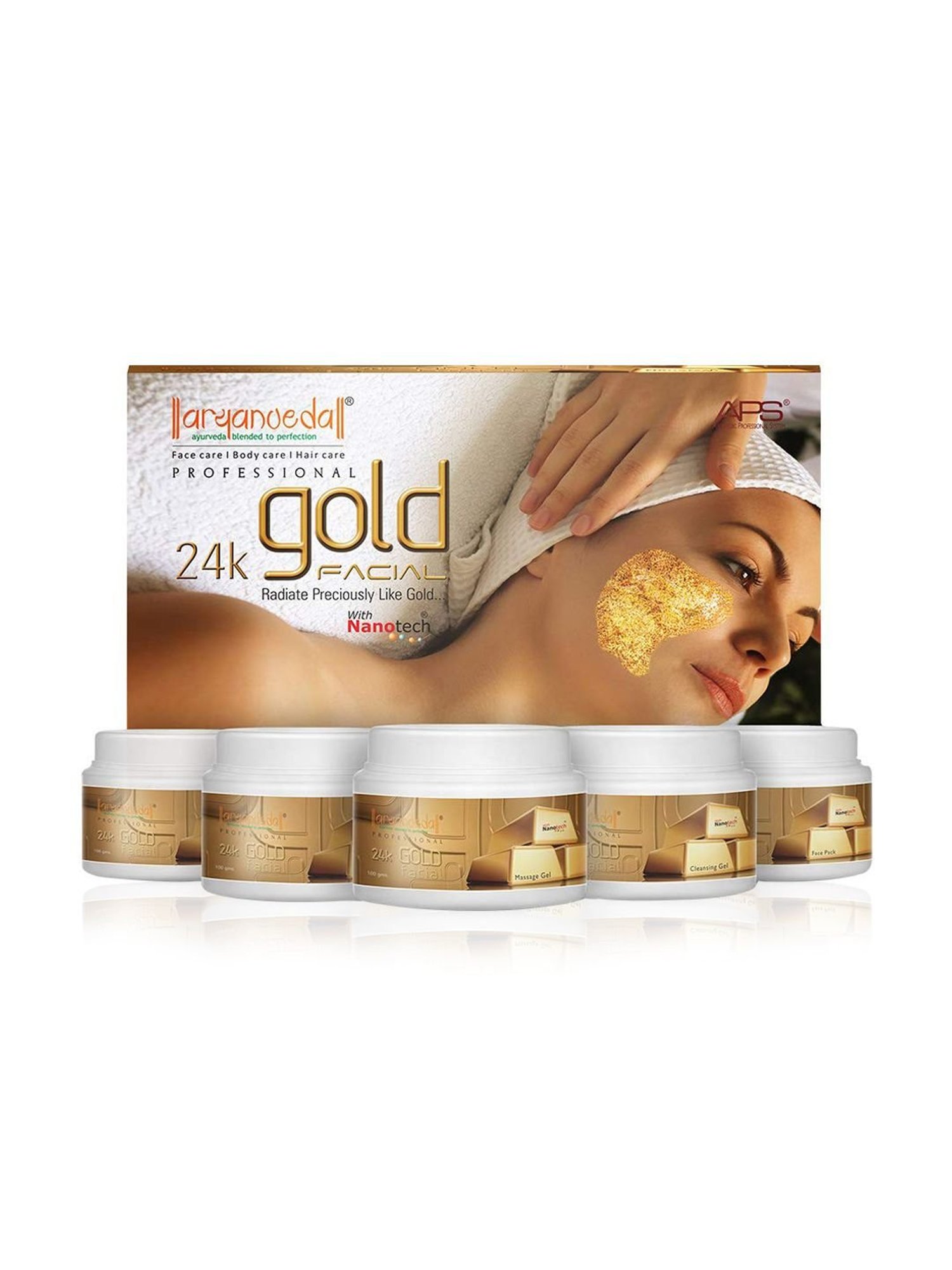 Aryanveda APS Facial Kit (Gold)