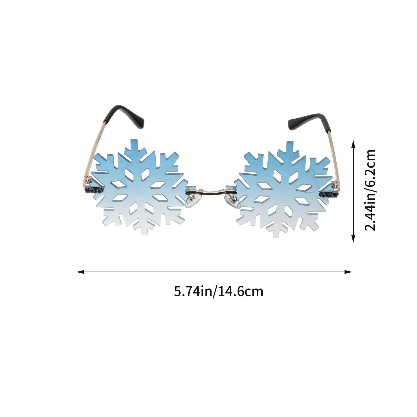 1pc Exquisite Decoration Eyeglasses Funny Glasses Festive Glasses for Decor