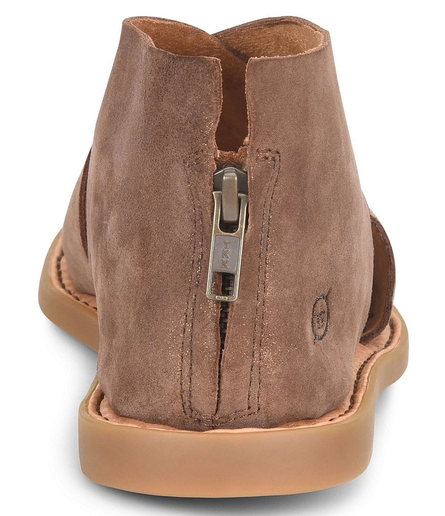 Born Iwa Criss Cross Banded Suede Sandals