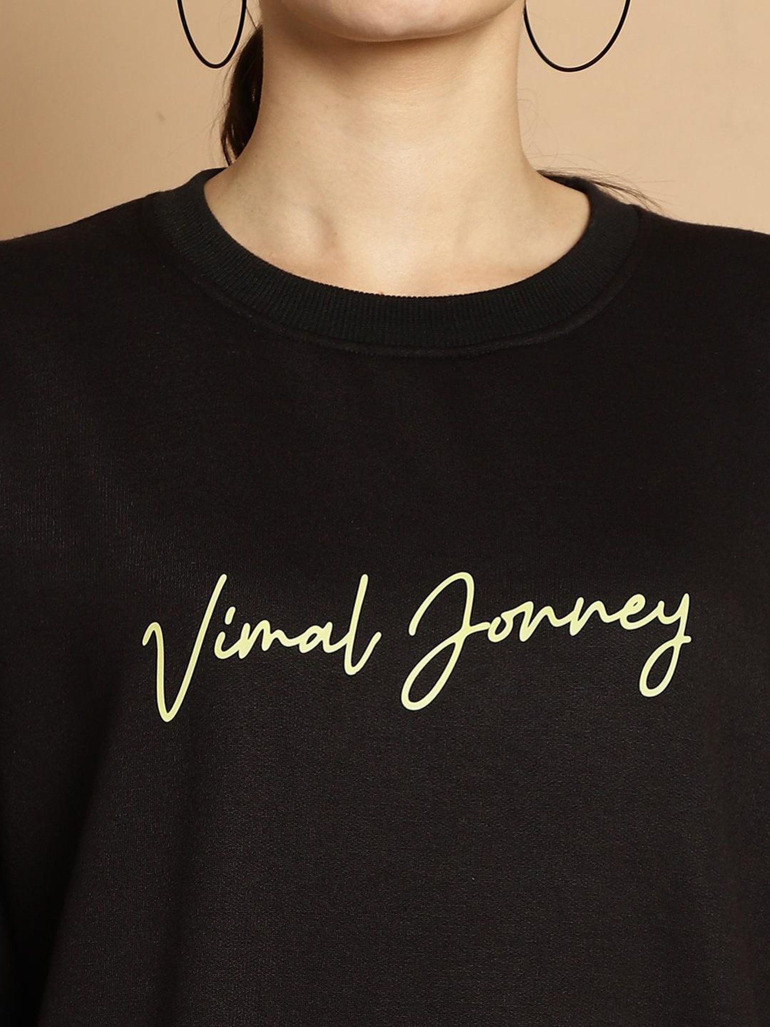 Vimal Jonney Rust & Black Printed Sweatshirt - Pack Of 2
