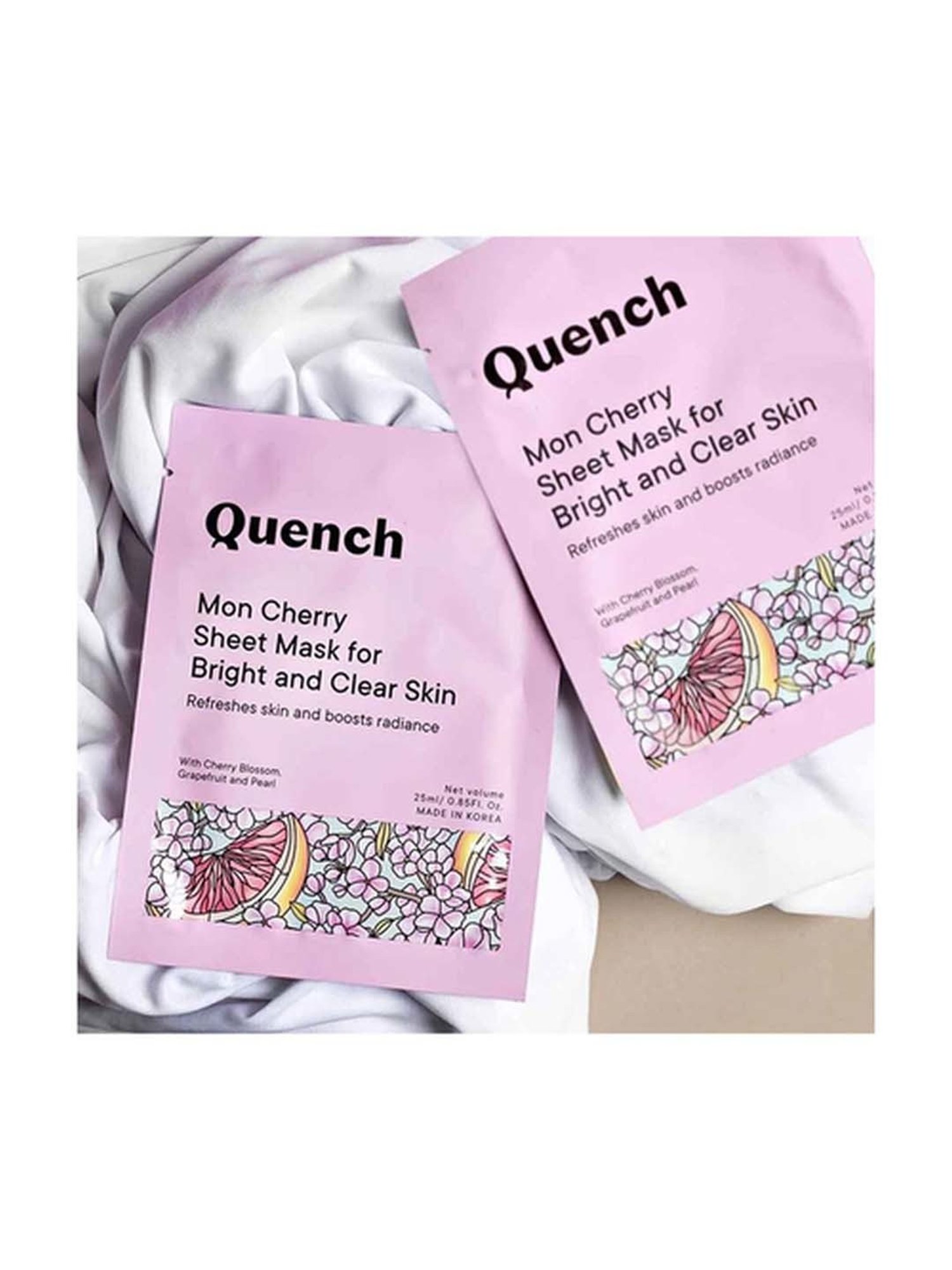 MONDSUB WitchHazel+Lavender+Q10 Sheet Masks (Pack of 3) - 20 gm Each