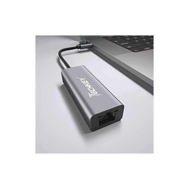 USB C to Ethernet Adapter  USB Thunderbolt 3 Type C to RJ45 Gigabit Ethernet LAN Network Adapter Compatible for MacBook Pro 201920182017 Dell XPS ChromeBook Galaxy S9S8 and More