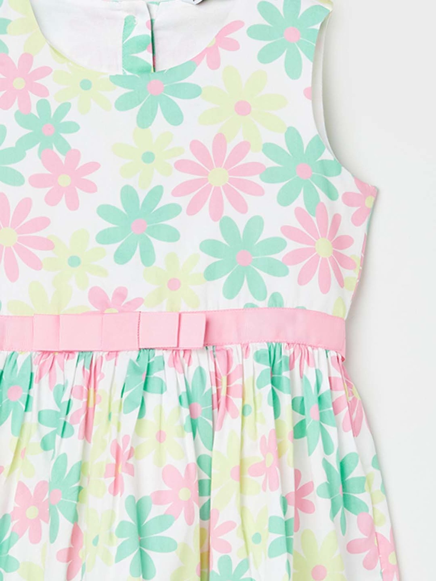 Fame Forever by Lifestyle Kids Multicolor Cotton Floral Print Dress