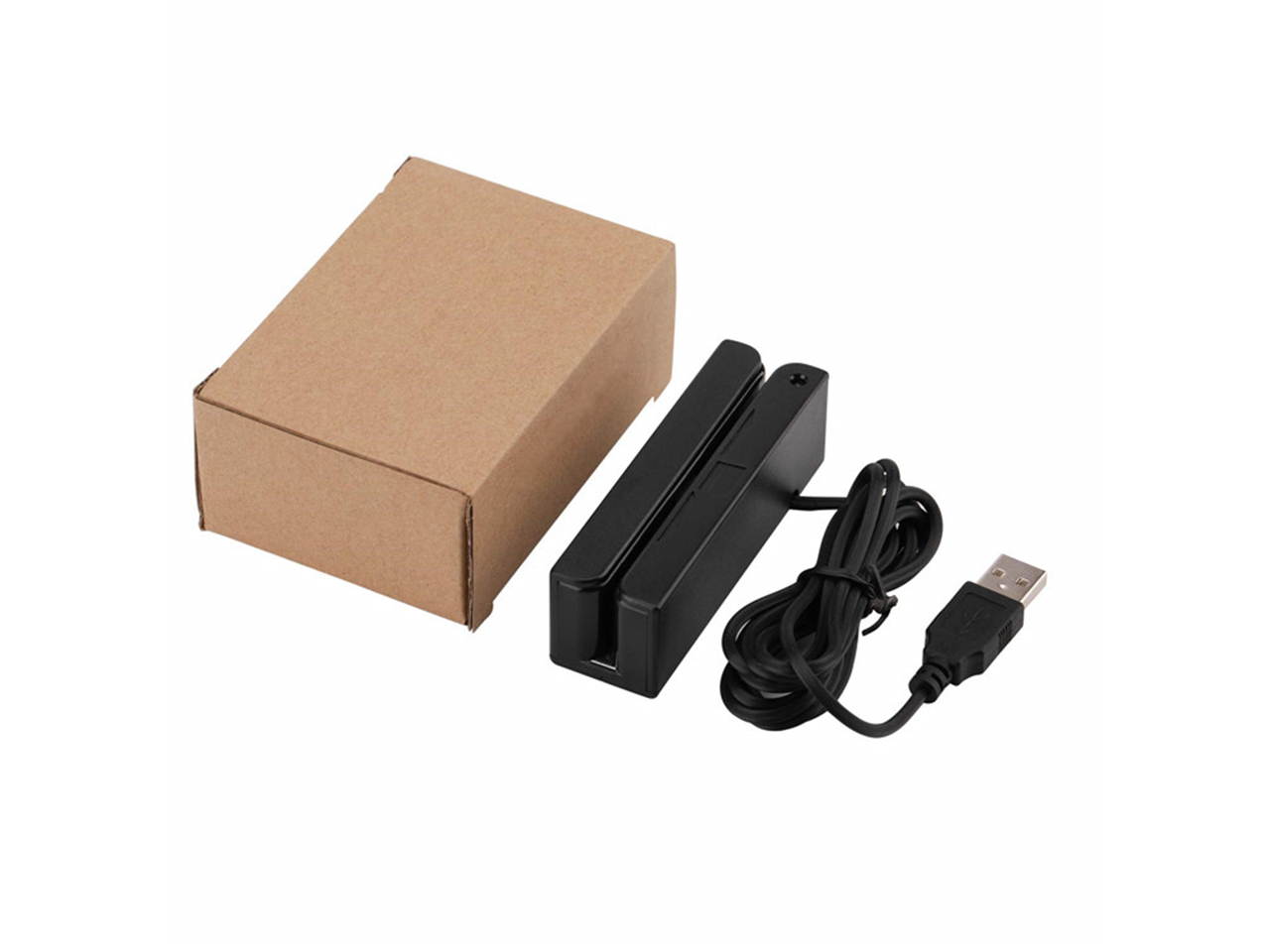 Lpyoo Credit Card Reader Portable USB 3-Track Magstripe Stripe MSR90 1/2/3 Tracks Credit Card Reader