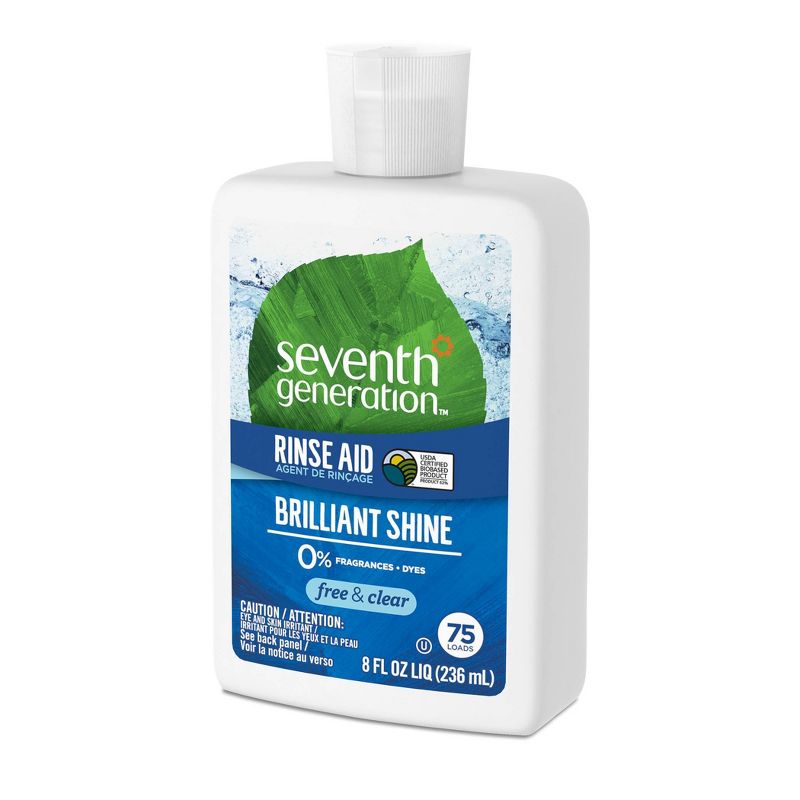 Seventh Generation Auto Dish Rinse Aid - 8 fl oz