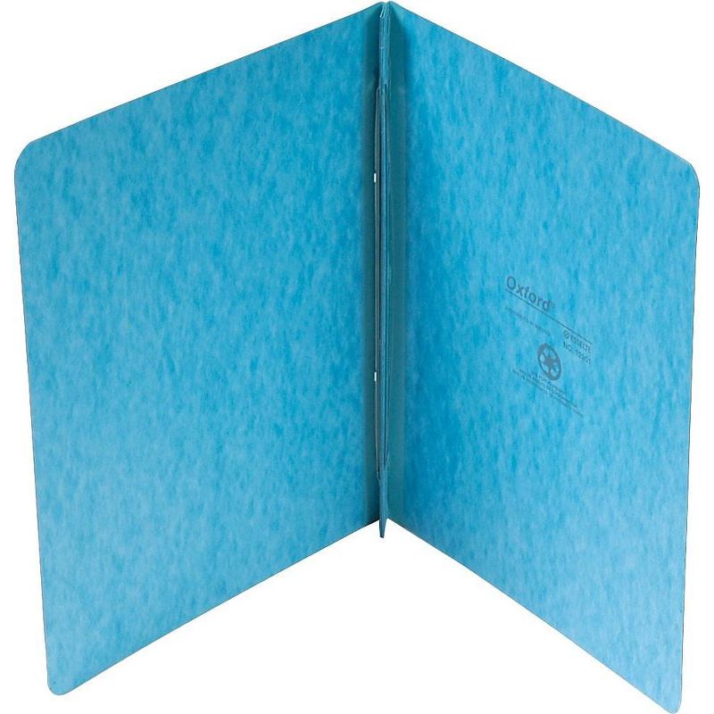 Oxford Pressboard Report Cover 2 Prong Fastener Letter 3" Capacity Light Blue 12901