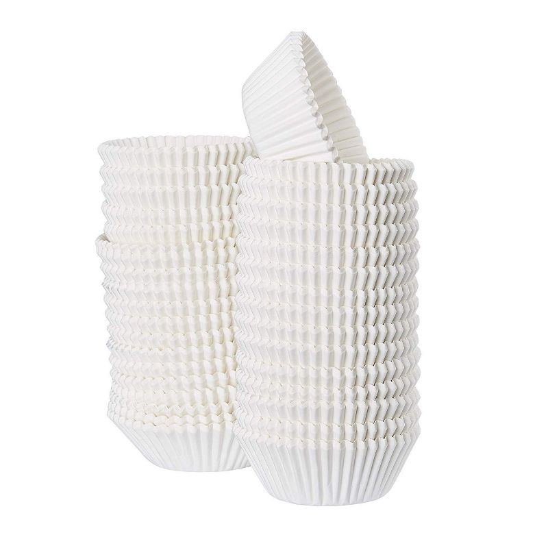 Juvale 1000 Pack White Cupcake Liners, Muffin Wrappers Baking Cups (2 x 1 in)