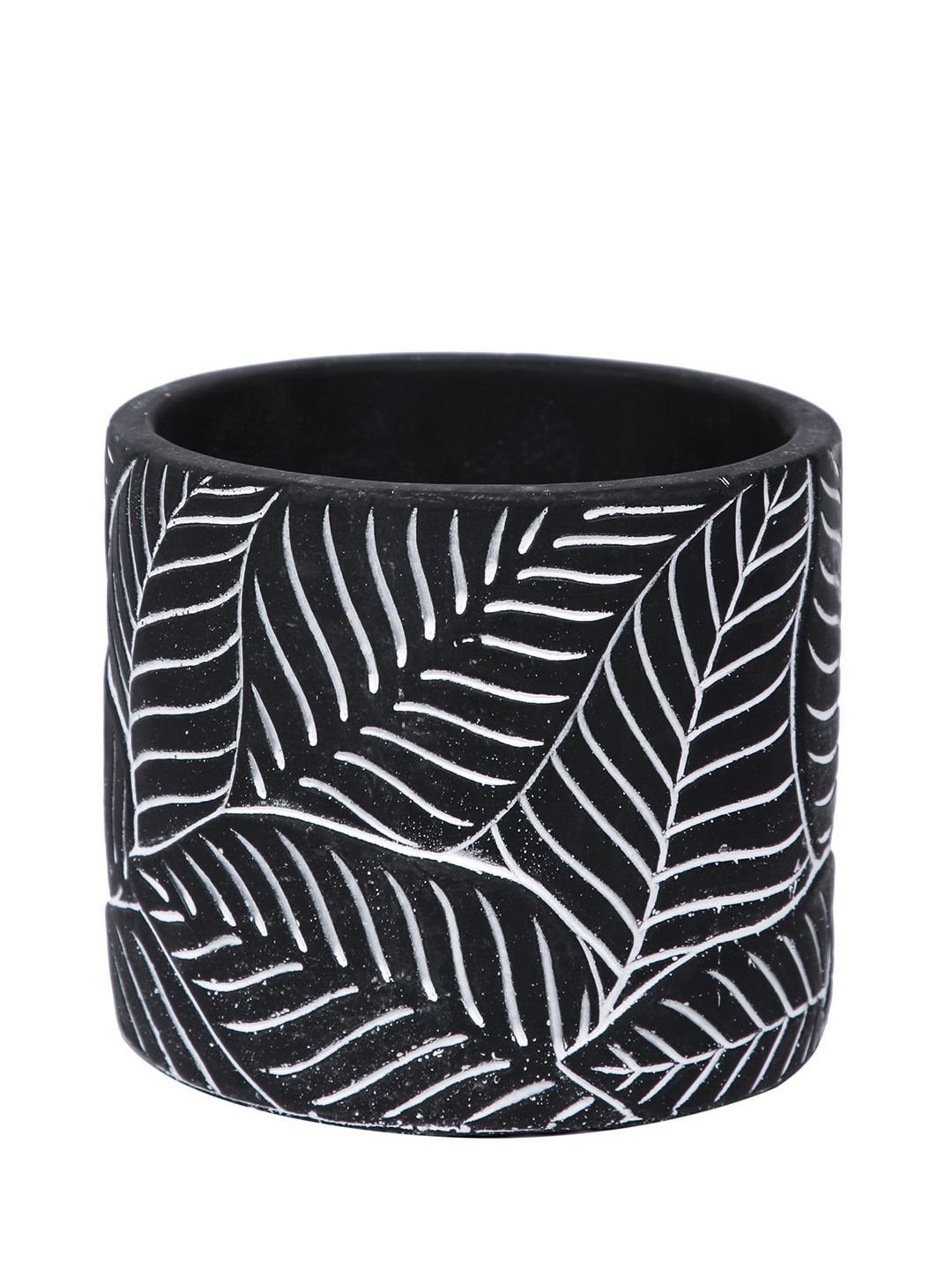 TAYHAA White Ceramic Leaf Shape Vase