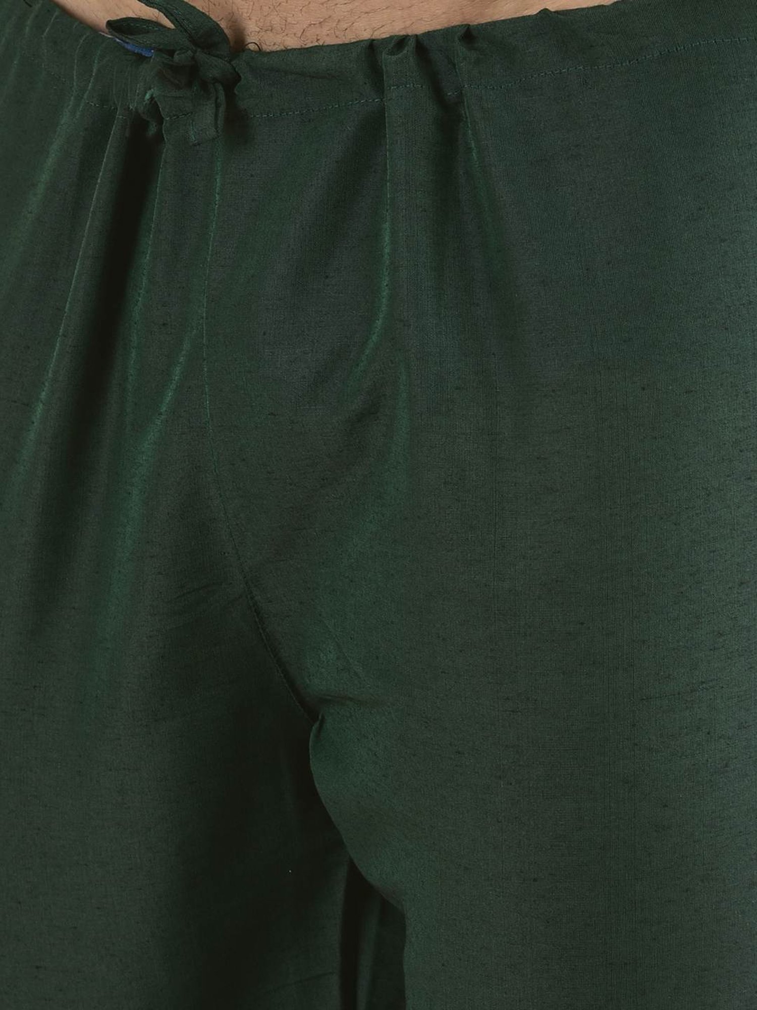 Deyann Deep Green Regular Fit Printed Kurta Set With Jacket