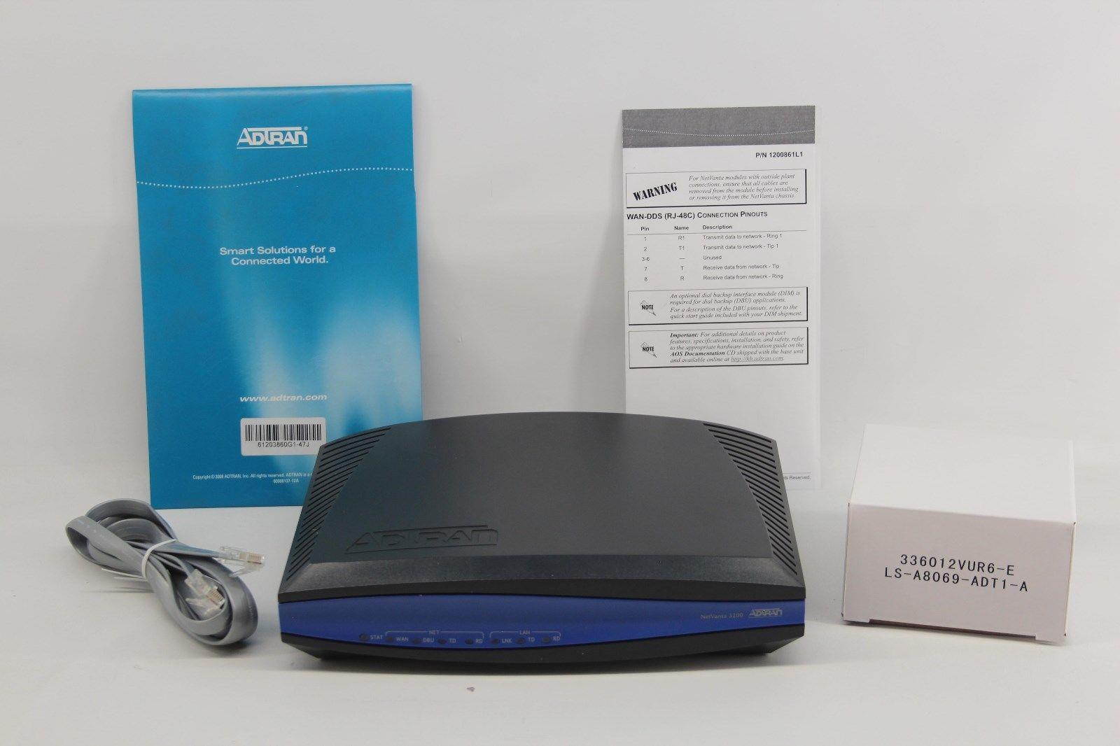 Adtran NetVanta 3200 56k/64k Router 4200861L1 NEW RETAIL BOX! W/ ALL ACCESSORIES