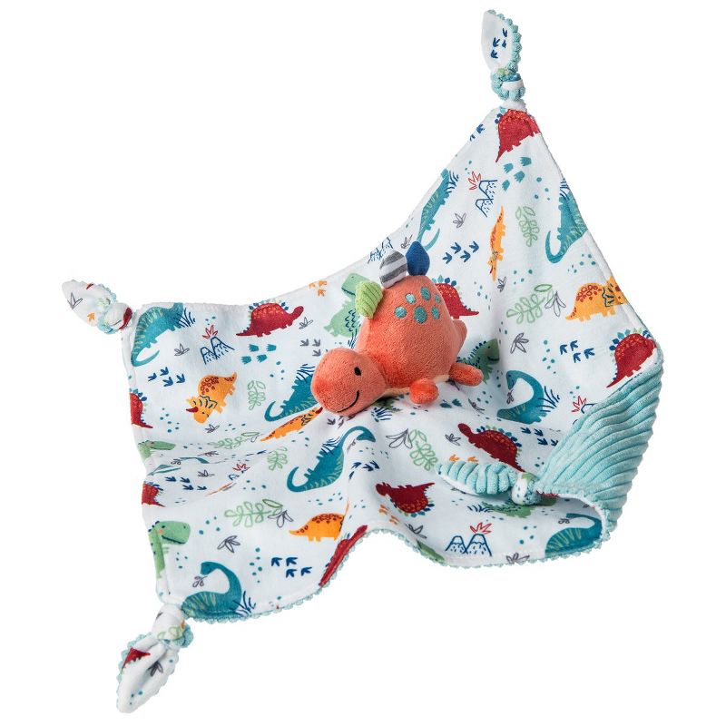 Mary Meyer Pebblesaurus Taggie Set - Pebblesaurus Blanket & Soft Baby Rattle