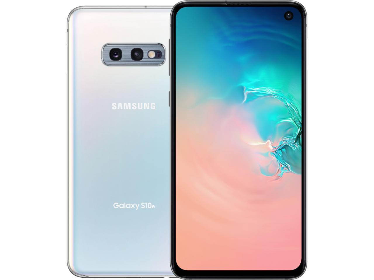 Samsung Galaxy S10e 128GB Prism White Verizon + GSM Unlocked Smartphone Grade A