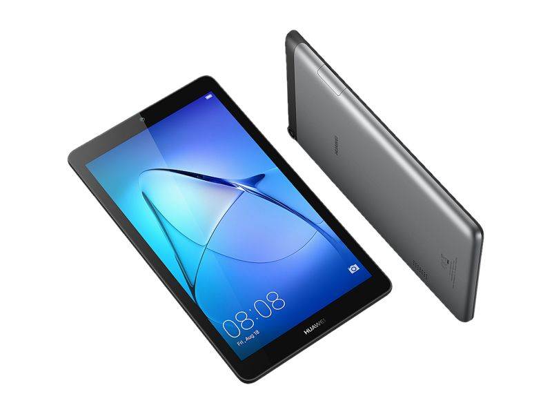 Huawei MediaPad T3 53018231 MTK MT8127 (1.30 GHz) 1 GB Memory 16 GB Flash Storage 7" 1024 x 600 Tablet PC Android M + EMUI 4.1 Lite - Gray