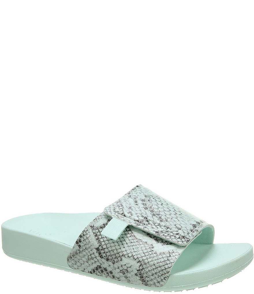 Vionic Keira Snake Print Slide Sandals