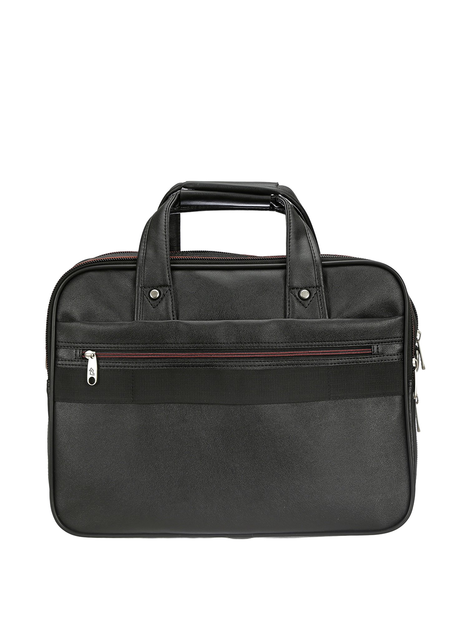 Kara Black Large Laptop Messenger Bag