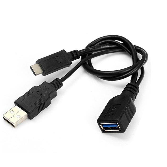 Micro Connectors 8-Inch USB 3.1 Type C to USB 3.0 Type A Female Adapter (E07-174-OTG)
