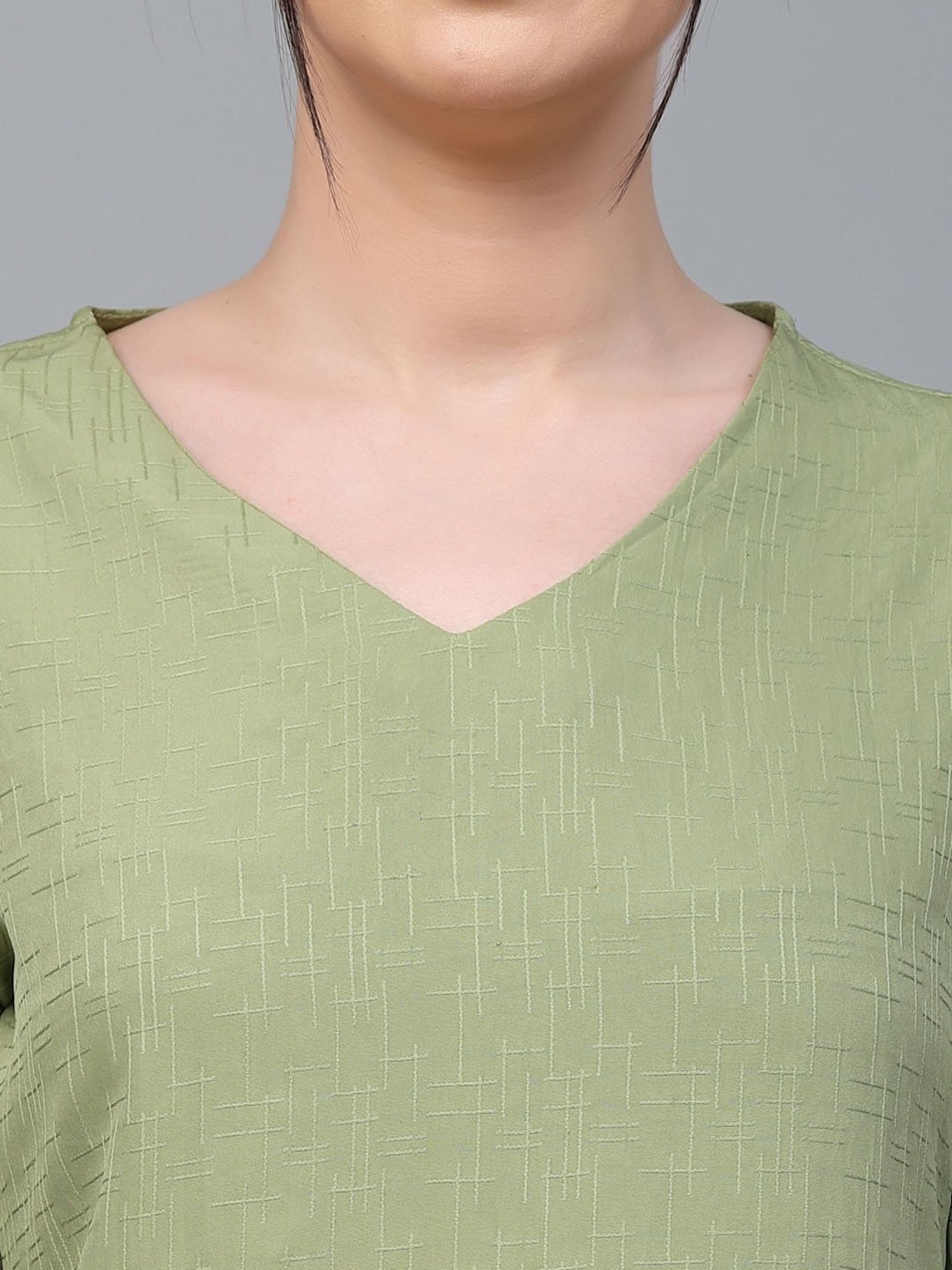 Style Quotient Sage Green Top