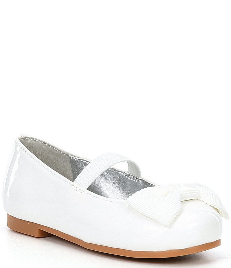 Copper Key Joyyful-T Patent Bow Ballet Flats (Toddler)