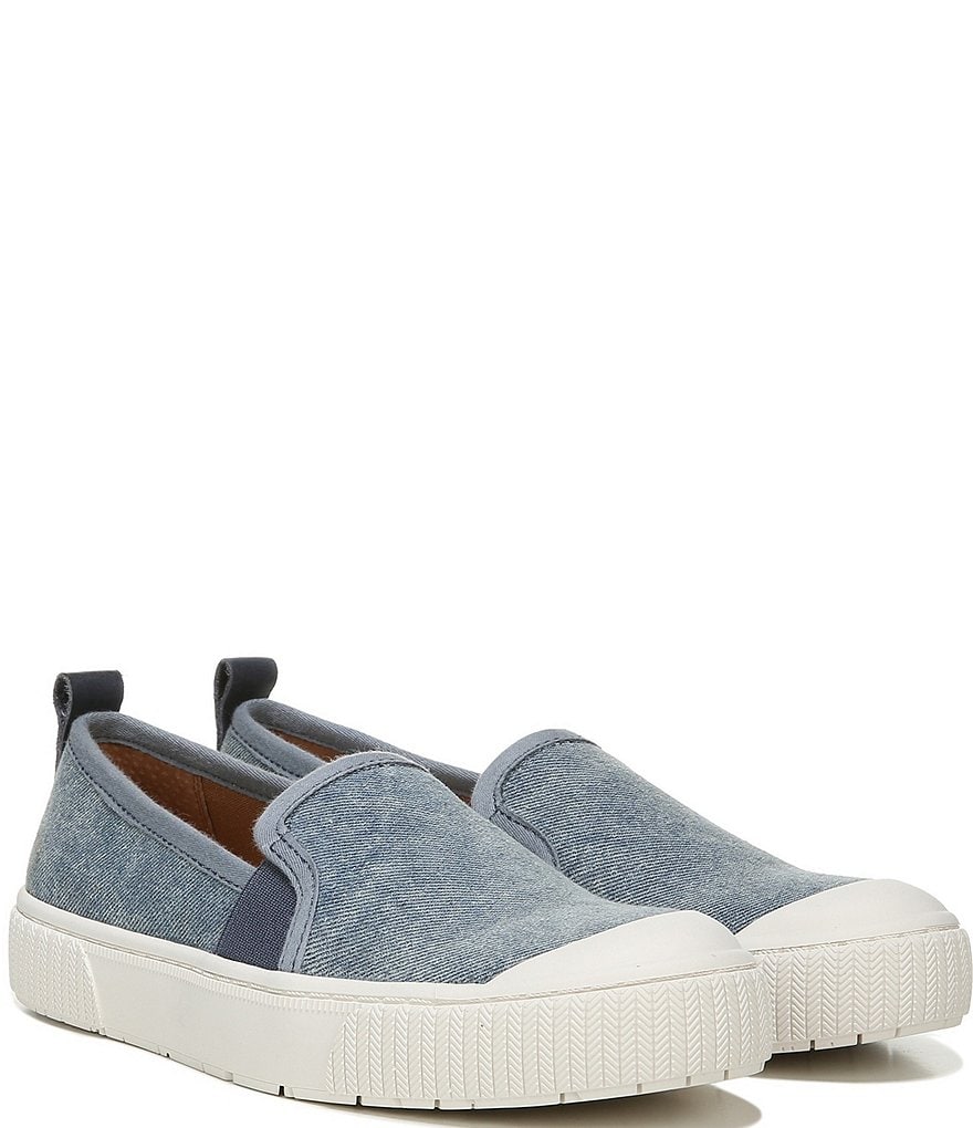 Zodiac Ciara Denim Fabric Slip-On Sneakers