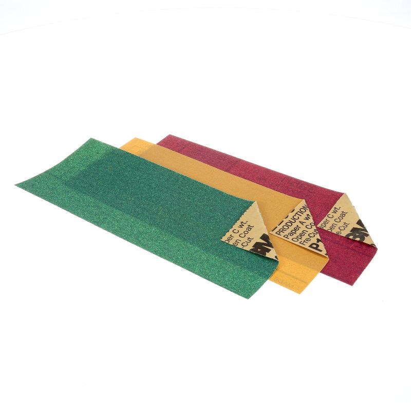 3M Company 5 Sheets Assorted Sandblaster Sandpaper