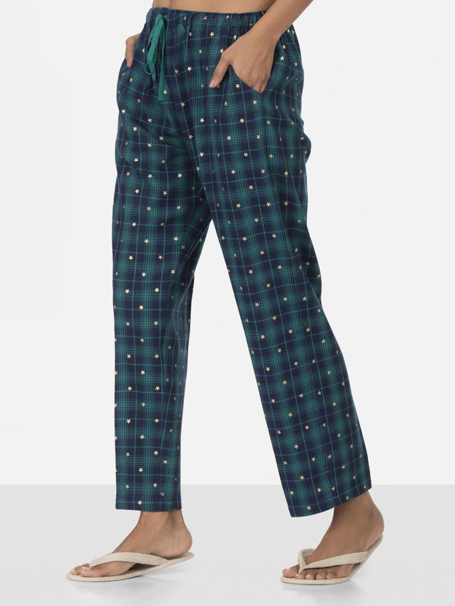 The Calm Collective Navy Tessa Slim Fit Pajama