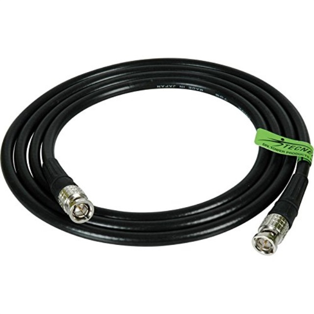 Canare L-5CFW HD-SDI / SMPTE 424M RG6 BNC Cable - 10 Foot Black-by-TecNec
