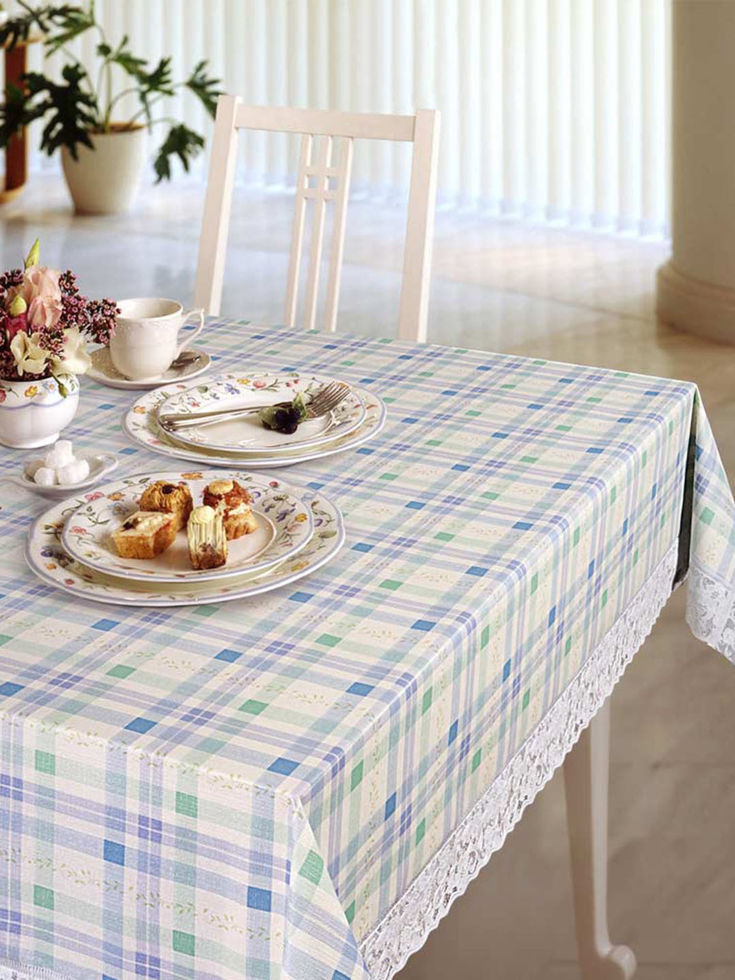 Freelance Blue PVC Set of 1 Table Cloth