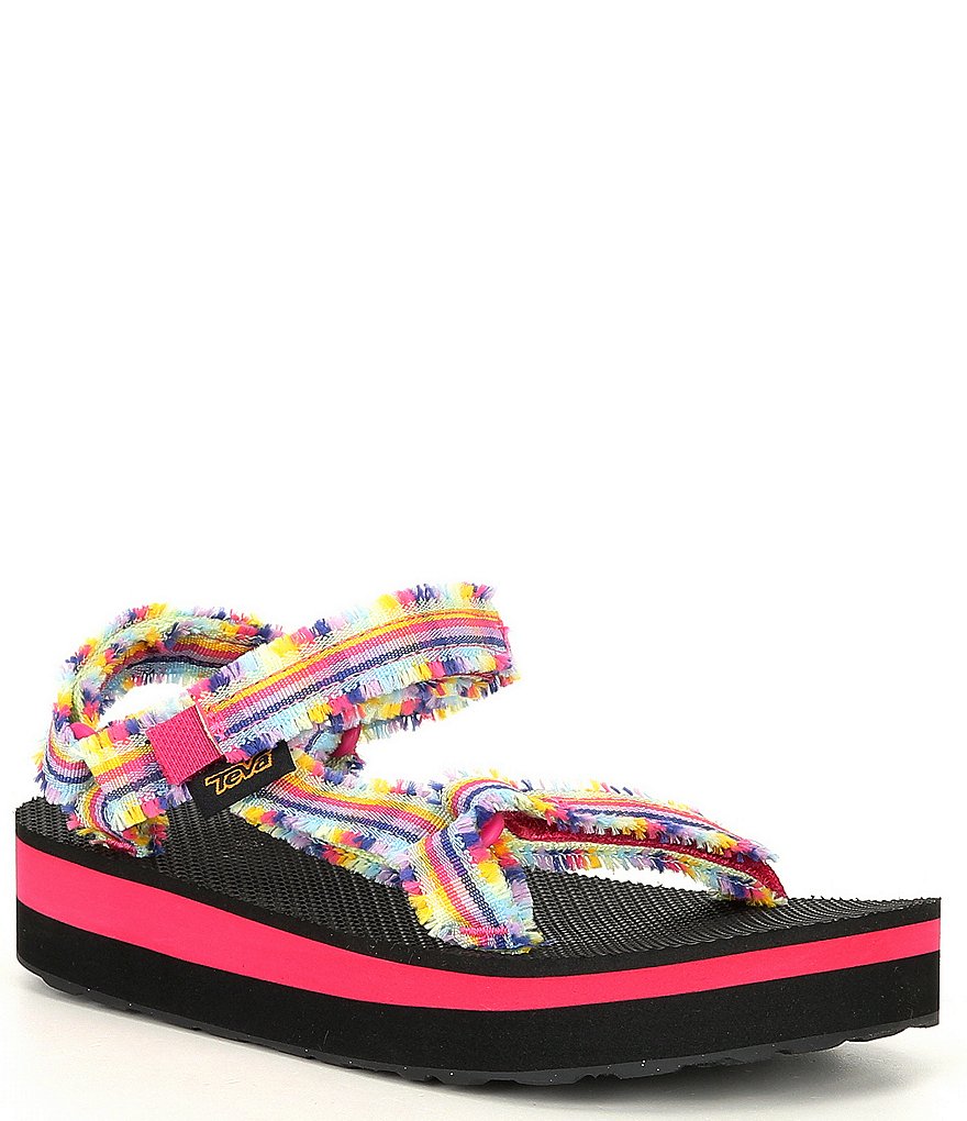 Teva Girls' Midform Fray Sandals (Youth)