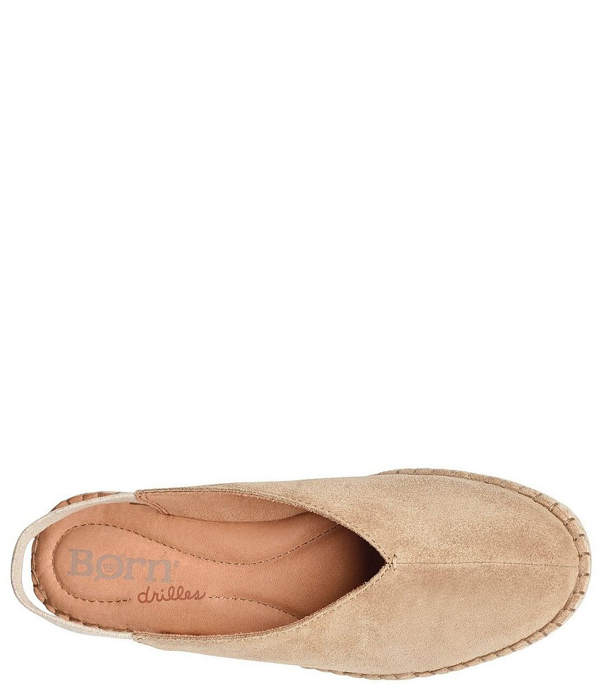 Born Shilo Suede Slingback Espadrilles