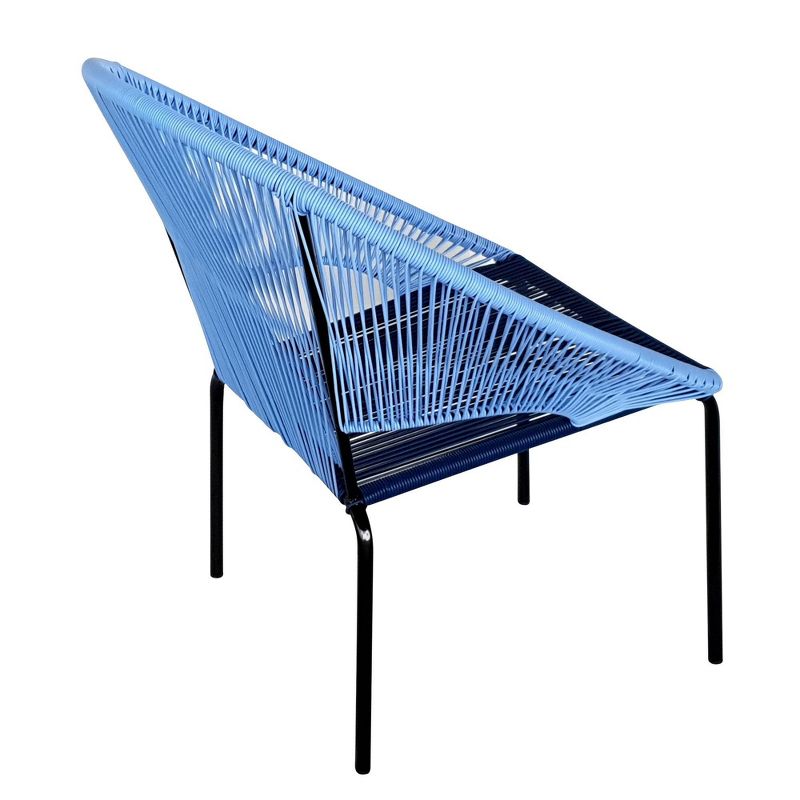 3pc Outdoor Conversation Set - Blue - TK Classics