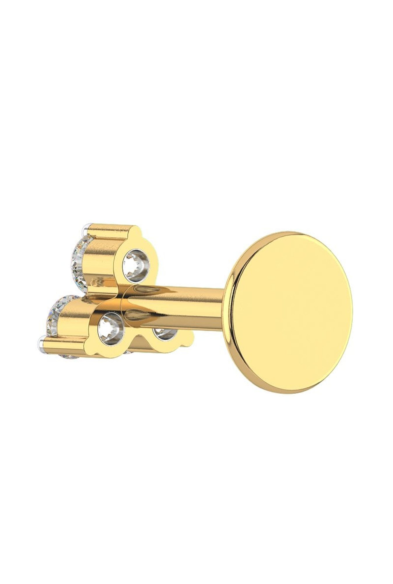 Malabar Gold and Diamonds 18 kt Gold & Diamond Nosepin