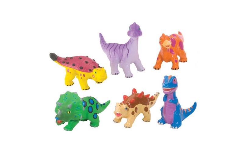 Wild Republic Soft and Squeezable Dinosaur Playset
