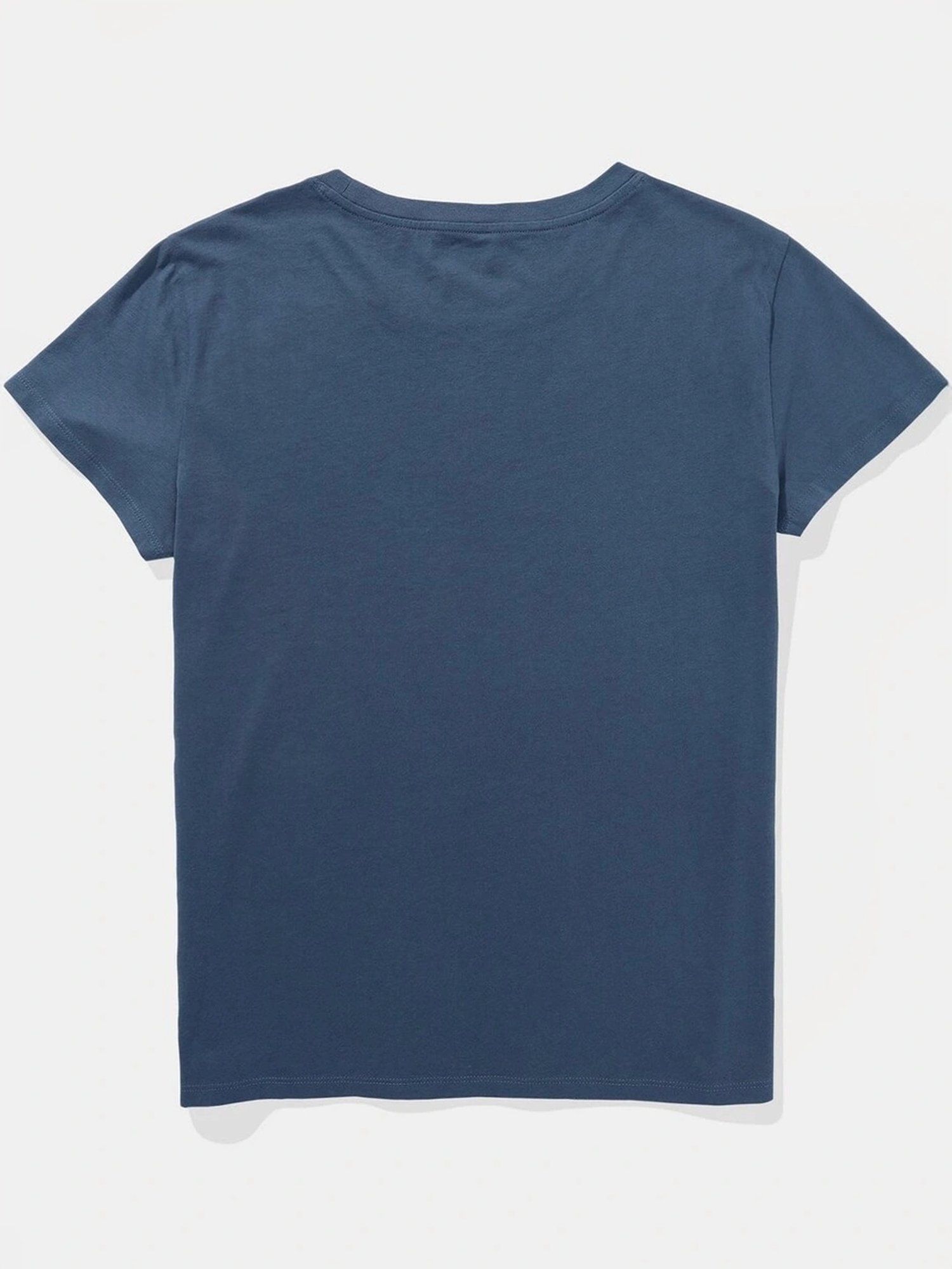 American Eagle Outfitters Blue Cotton Printed T-Shirt