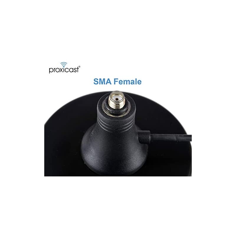Premium Extra Large 3Inch Magnetic Antenna Base SMA Jack TS9 Plug 65 ft Coax Lead Connect 3G4GLTE SMA Antennas to TS9 ModemsHotspot Nighthawk Velocity Jetpack etc