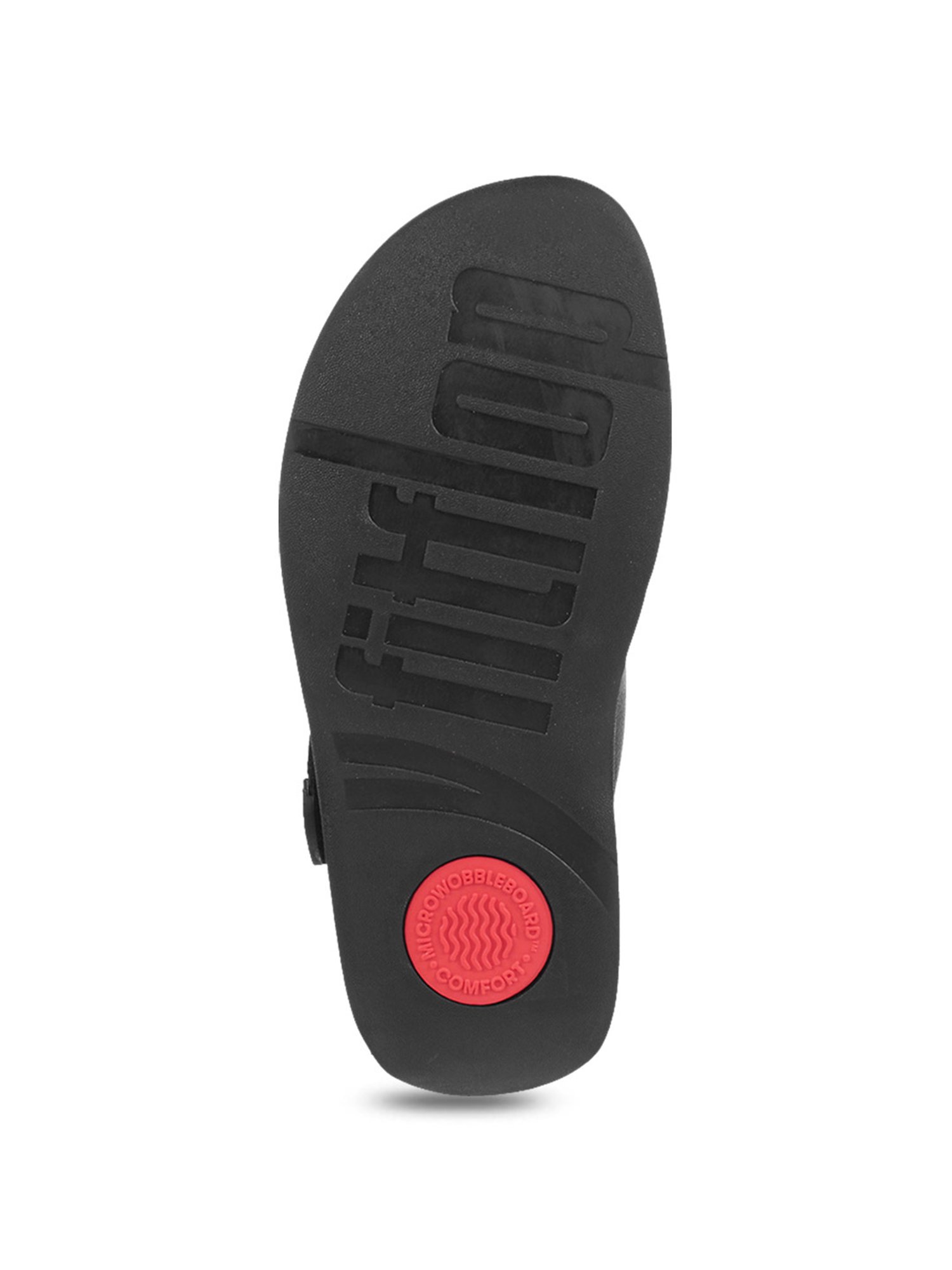 FitFlop Men's Black Thong Sandals