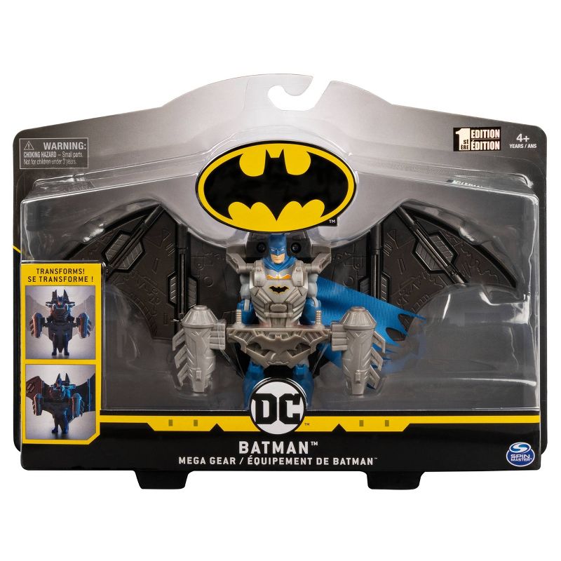 Batman Mega Gear Deluxe 4" Action Figure with Transforming Armor