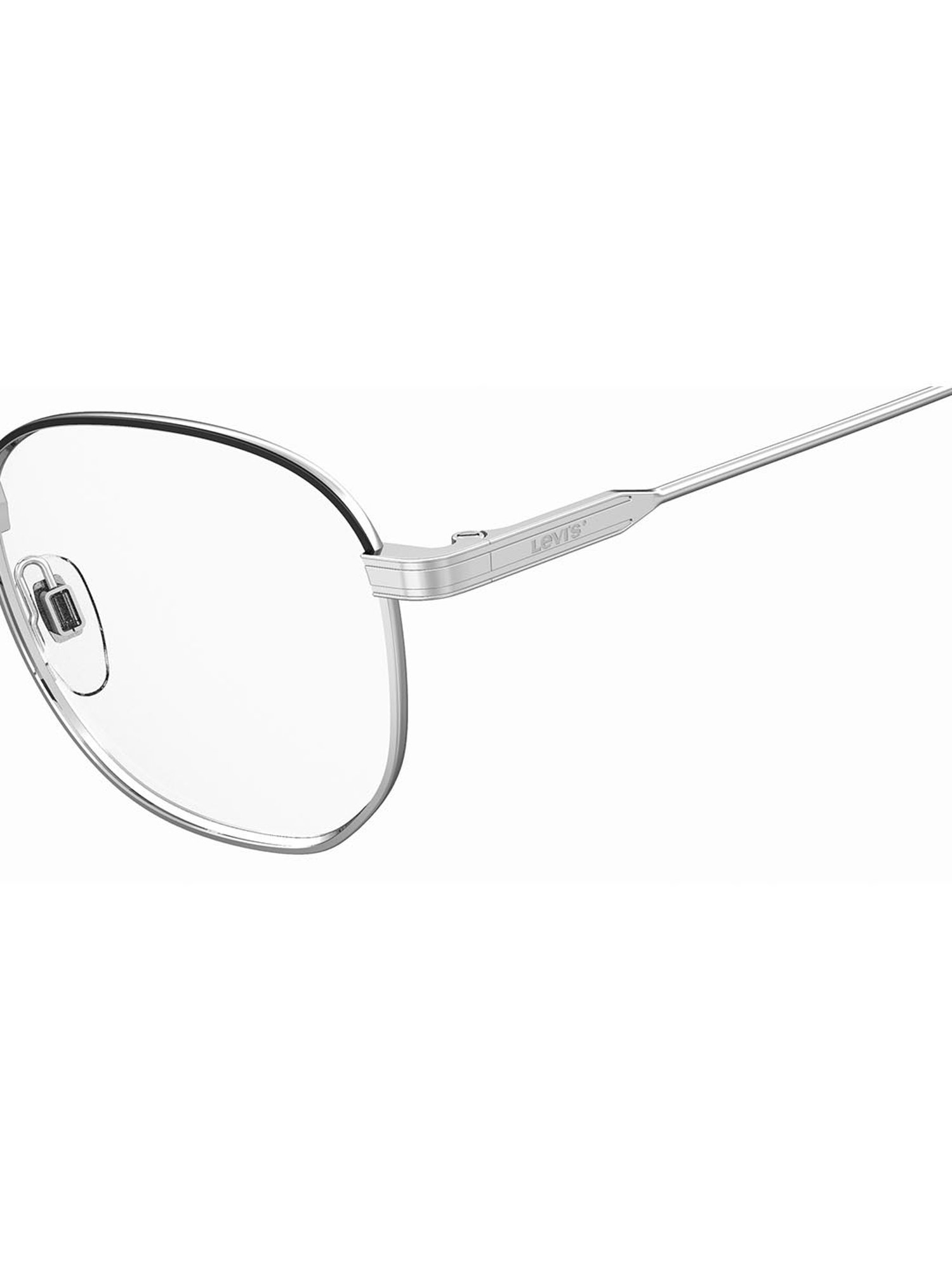 Levi's Silver Square Unisex Eye Frames